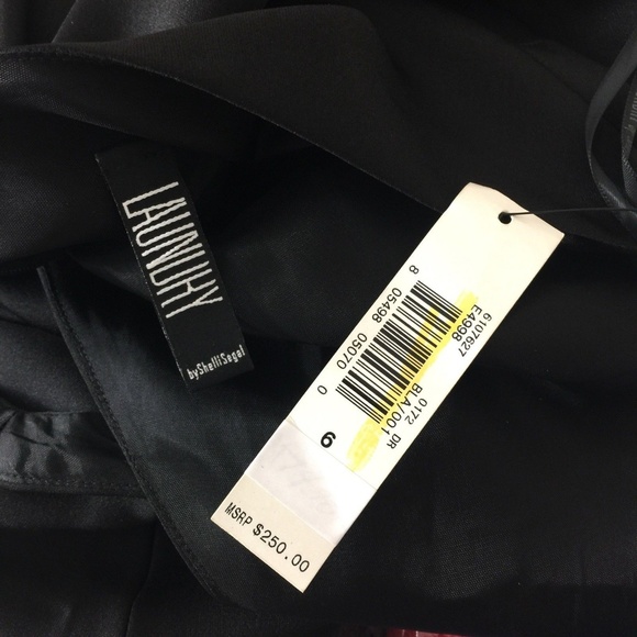 Laundry by Shelli Segal Black Prom Dress Gown - Picture 5 of 7